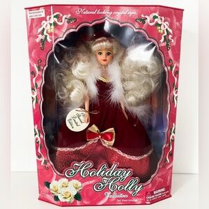 Vintage Jakks Pacific Holiday Holly 1998 Special Edition Doll – Collectible